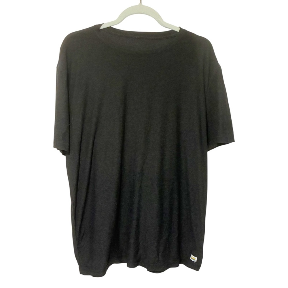 Vuori Men’s Charcoal Grey Short Sleeve Athletic Tshirt Top